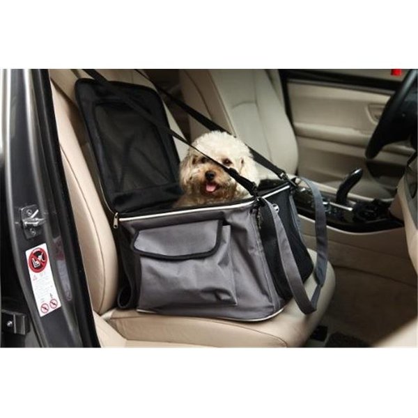 Pet Life Llc Pet Life LLC 3CSBK Lightweight Collapsible Safety Travel Wire Folding Pet Car Seat Carrier 3CSBK